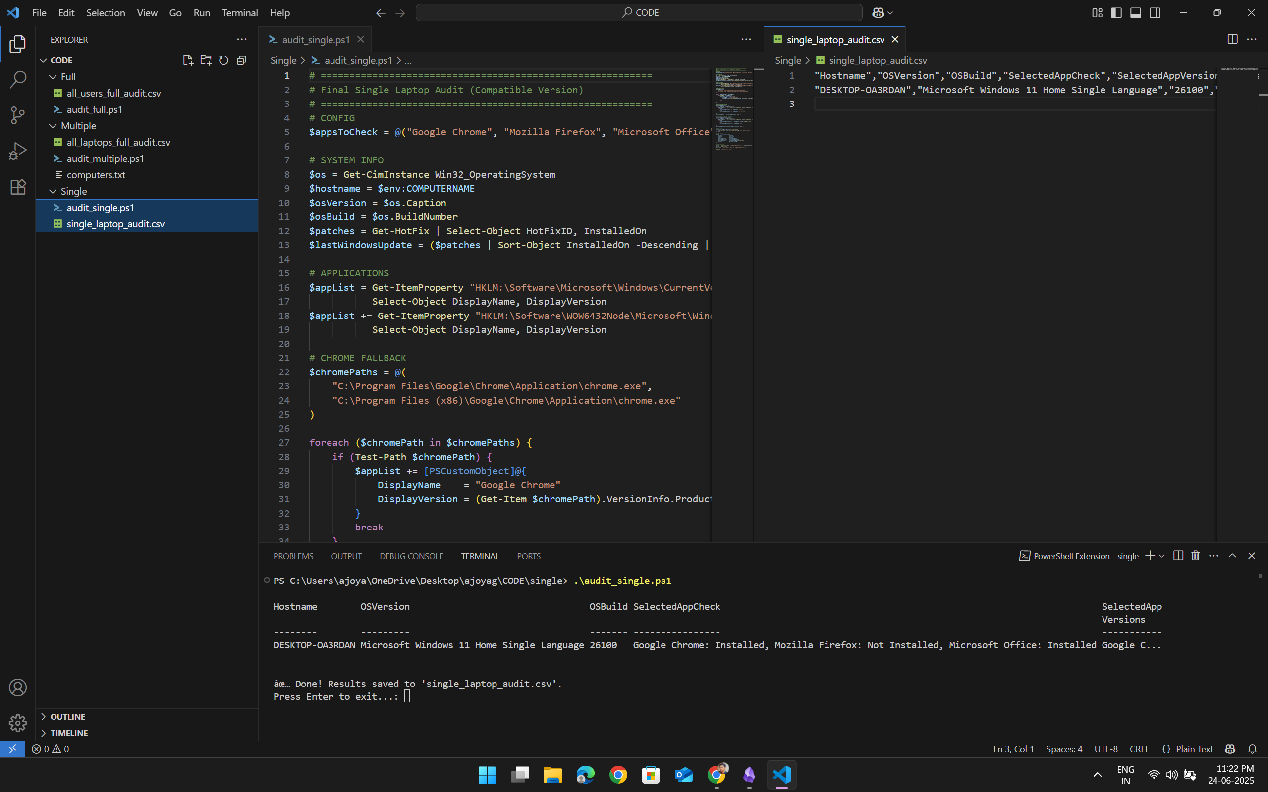 Screenshot of the finalized Virtual Active Directory Environment