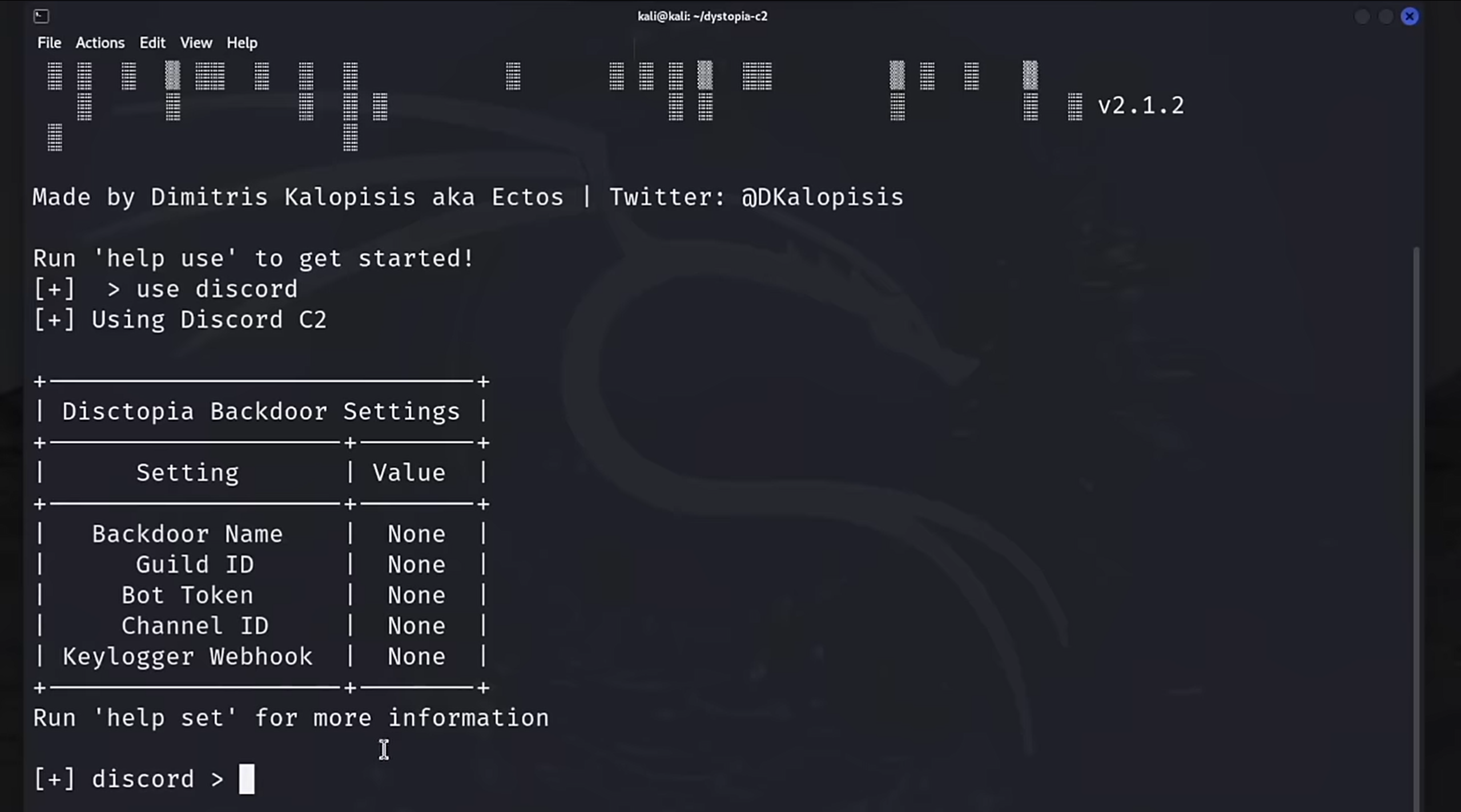 Selecting Discord Module